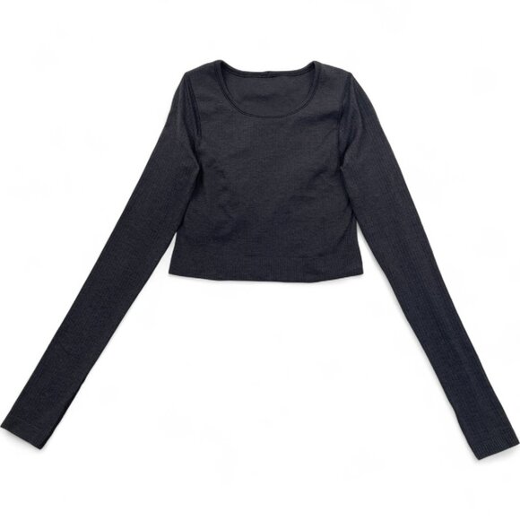 Lululemon Ebb to Street Long Sleeve Black Women's Size 4 - Picture 5 of 13